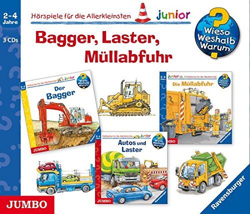 Andrea Erne - Bagger, Laster, Müllabfuhr (Wieso? Weshalb? Warum? - junior) - Preis vom 09.10.2026 07:28:09 h