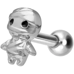 Titan Ohrpiercing mit Innengewinde MUMIE