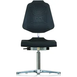ESD Arbeitsstuhl "WS 1210 ESD XL" Classic schwarz - schwarz