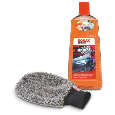 Sonax 2 L AutoShampoo Konzentrat + Waschhandschuh [Hersteller-Nr. 41838503]