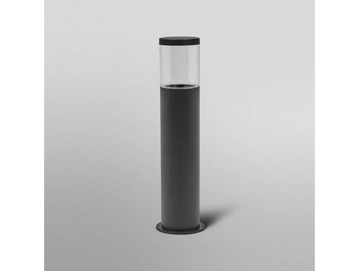 OSRAM Sockellampe ENDURA CLASSIC EBRO, dunkelgrau 49 cm IP44 dimmbar, alu / grau / zink, Edelstahl, Modern