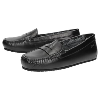 Slipper SIOUX "Farmiga-707-LF", Damen, Gr. 42 (UK 8), schwarz, Schuhe Slipper