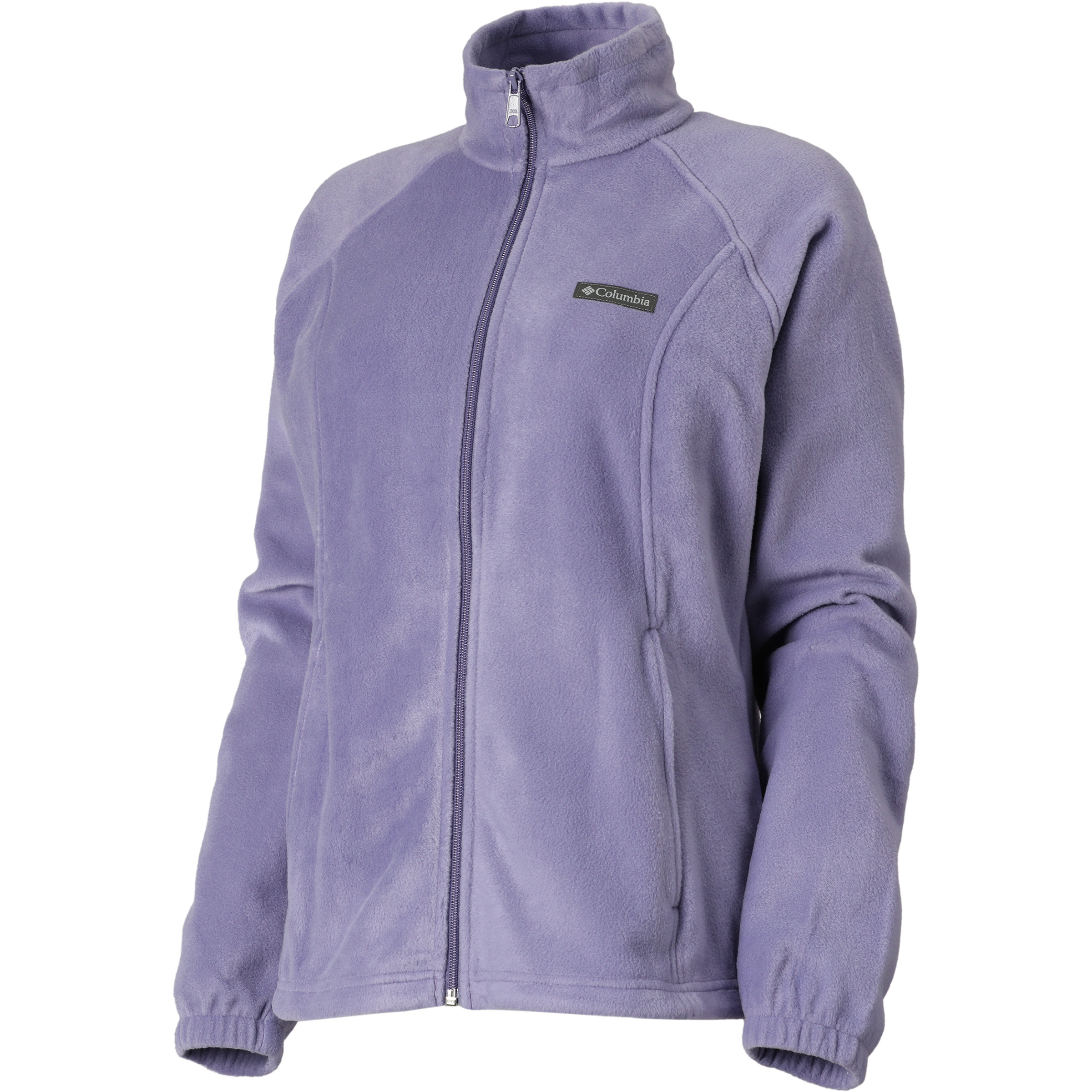 Columbia Benton Springs Damen Fleecejacke lila Größe XL Camping Atmungsaktiv