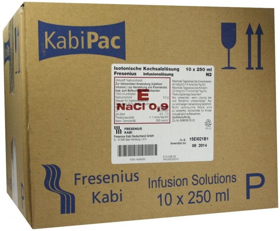 Kochsalzlösung 0,9% Plastikflasche fresenius