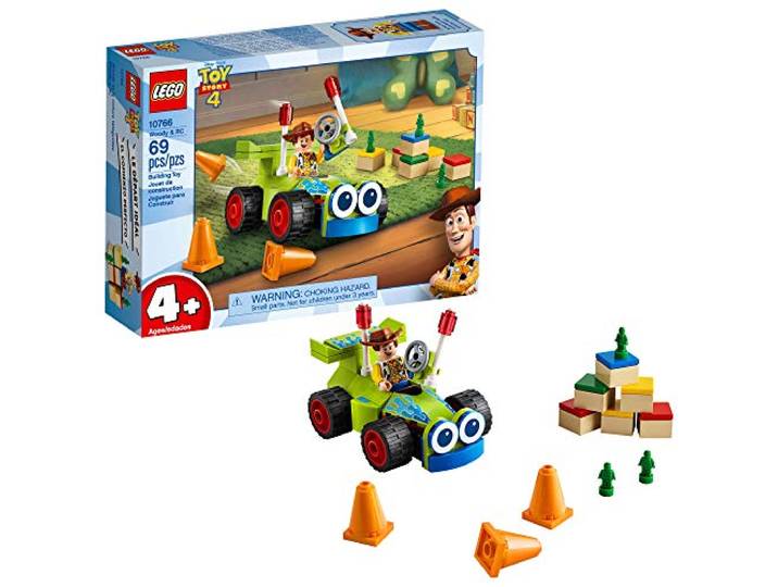 LEGO Disney Pixar’s Toy Story 4 Woody & RC 10766 Building Kit (69 Pieces)