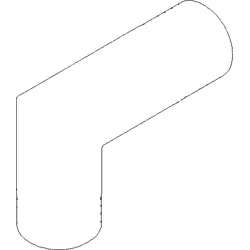 Dornbracht Brause-Anschluss G 1/2x G 091103121-00 80 x 130 x 35_chrom