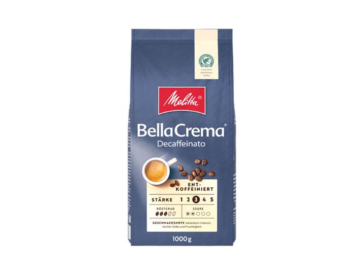 Melitta Bella Crema Decaffeinato 1 kg Kaffeebohnen