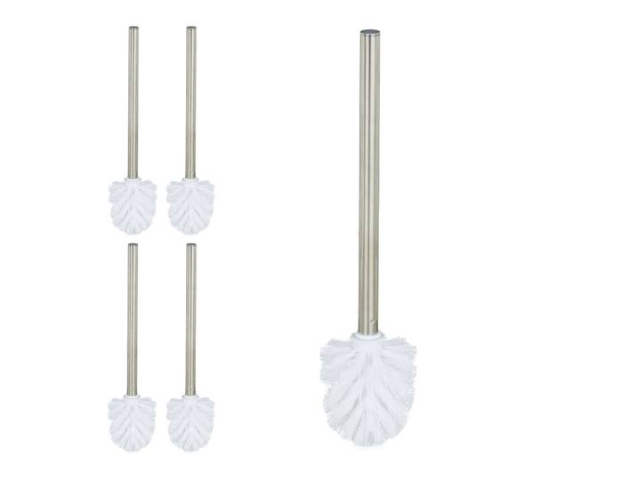 WC Bürste 5er-Set 8cm Weiss-Silber