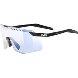 UVEX Sportbrille pace stage s V | black matt / mirror blue