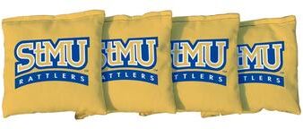 Skip's Garage Saint Marys Rattlers Yellow Cornhole Bags