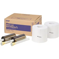 DNP Mediakit für DS RX1/HS - 13 x18cm 700 Fotos (13 x 18 cm), Fotopapier, Weiss