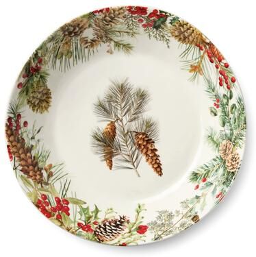"Certified International Woodland Serving Bowl 13in x 3in - 13.25"" L x 13.25"" W x 3"" H"