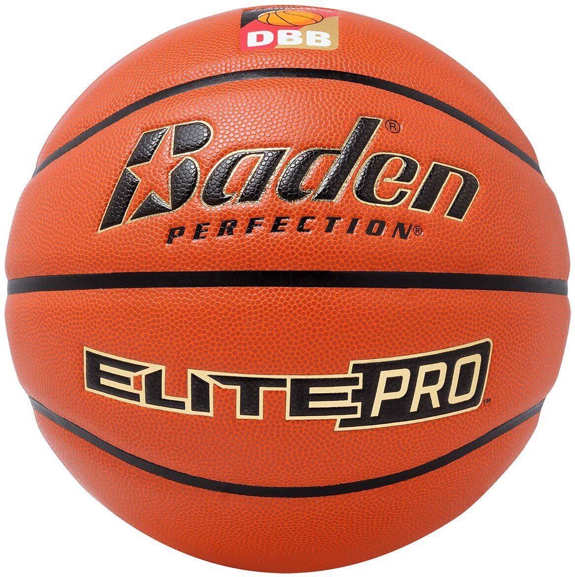 Basketball KEMPA "Basketball Baden Elite Pro DBB" Gr. 7, orange, Bälle, Herren, 7, Basketball
