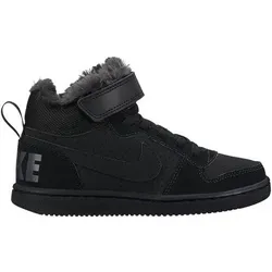 NIKE Kinder Freizeitschuhe Nike Court Borough Mid Winter Littl, Größe 32 in Schwarz Schwarz