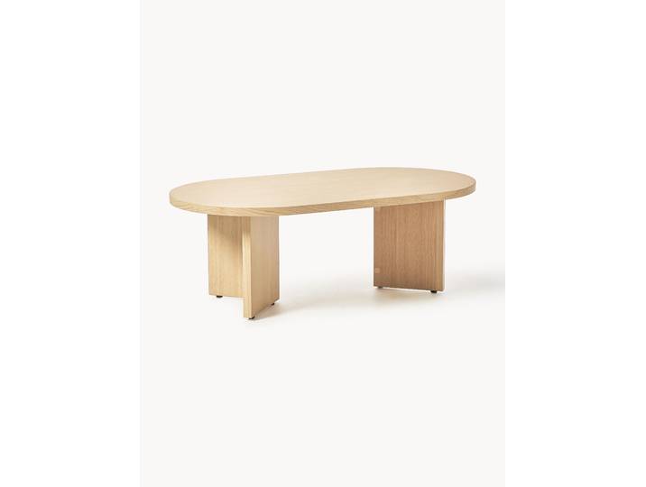 Ovaler Holz-Couchtisch Toni