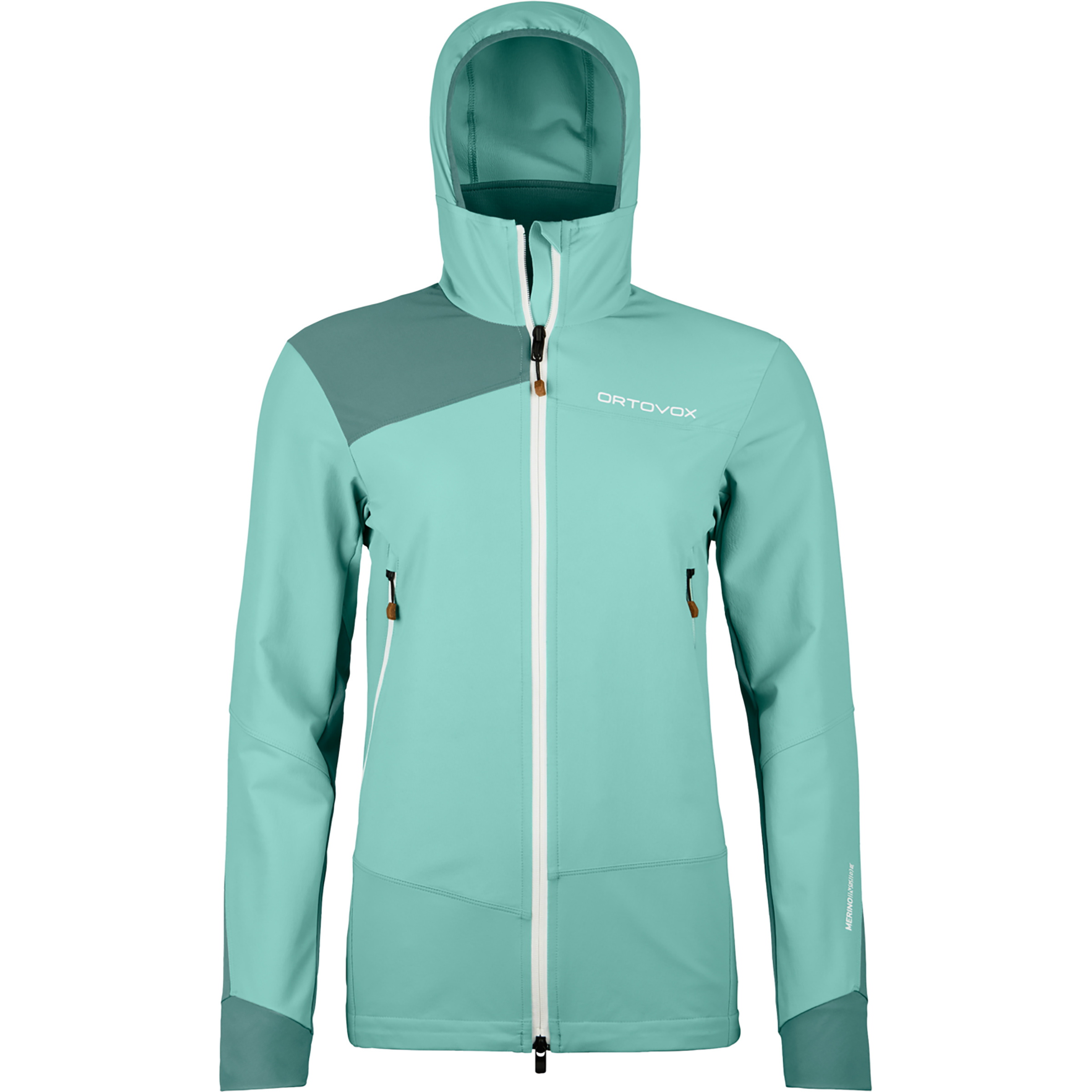 Ortovox Pala Damen Softshelljacke tuerkis Größe XS Alpinklettern | Bergsteigen | Hochtour Hautfreundlich Wasserabweisend