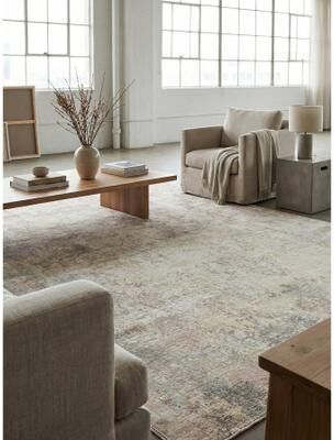EXQUISITE RUGS Murano Hand-loomed Wool/Bamboo Silk Nutshell Area Rug.