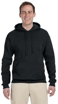 Jerzees 996 NuBlend Pullover Hooded Sweatshirt in Black size 3XL   Cotton Polyester 996MR, 996M