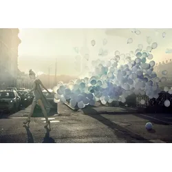 Glasbild (BHT 120x80x1,30 cm) - BHT 120x80x1,30 cm