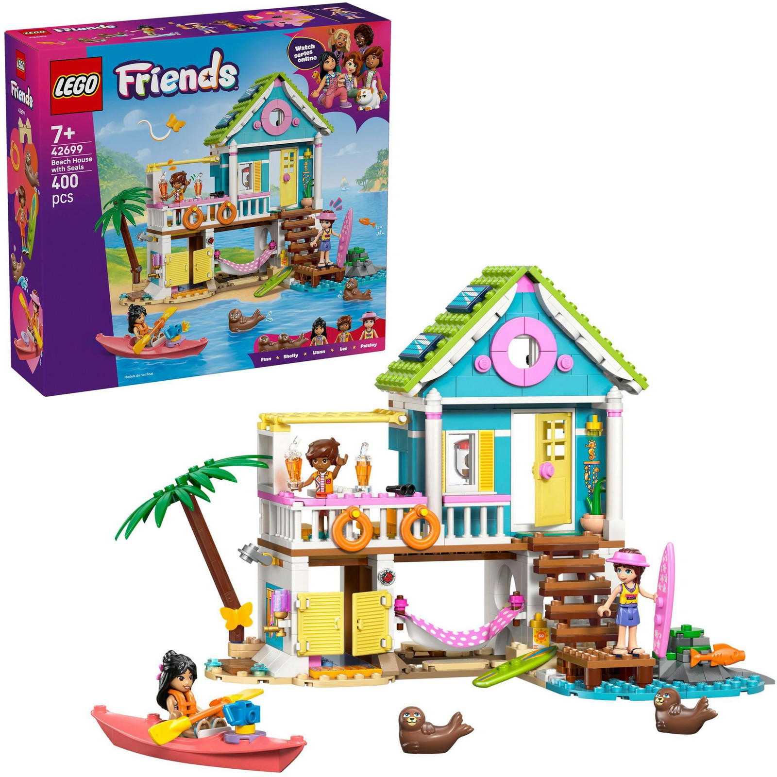LEGO Friends Strandhuis met zeehonden 42699