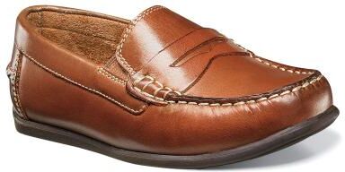 Florsheim Jasper Driver Jr - Boys 5 Youth Tan Slip On Medium