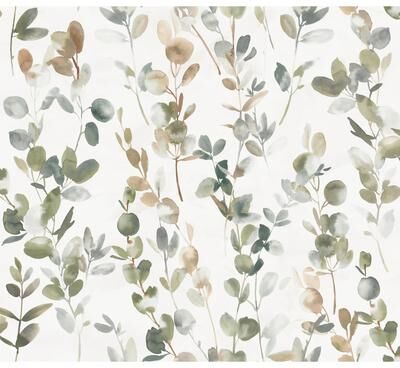 Candice Olson Joyful Eucalpytus Green Wallpaper