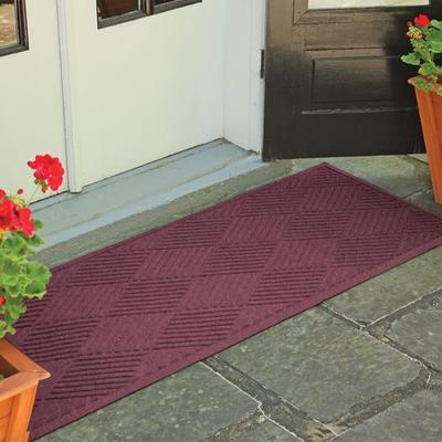 Bungalow Dba Matterly Diamonds Runner Mat 60 x 22, 60 x 22, Burgundy