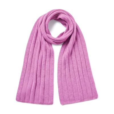 Schal FALKE "Pure Cashmere", Jungen, Gr. onesize, blush (8778), Modetücher Schal