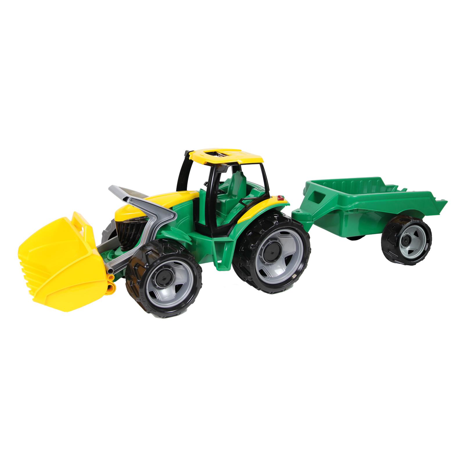 Lena GIGA TRUCKS Traktor mit Schaufel und Anhänger (ZL-02123)