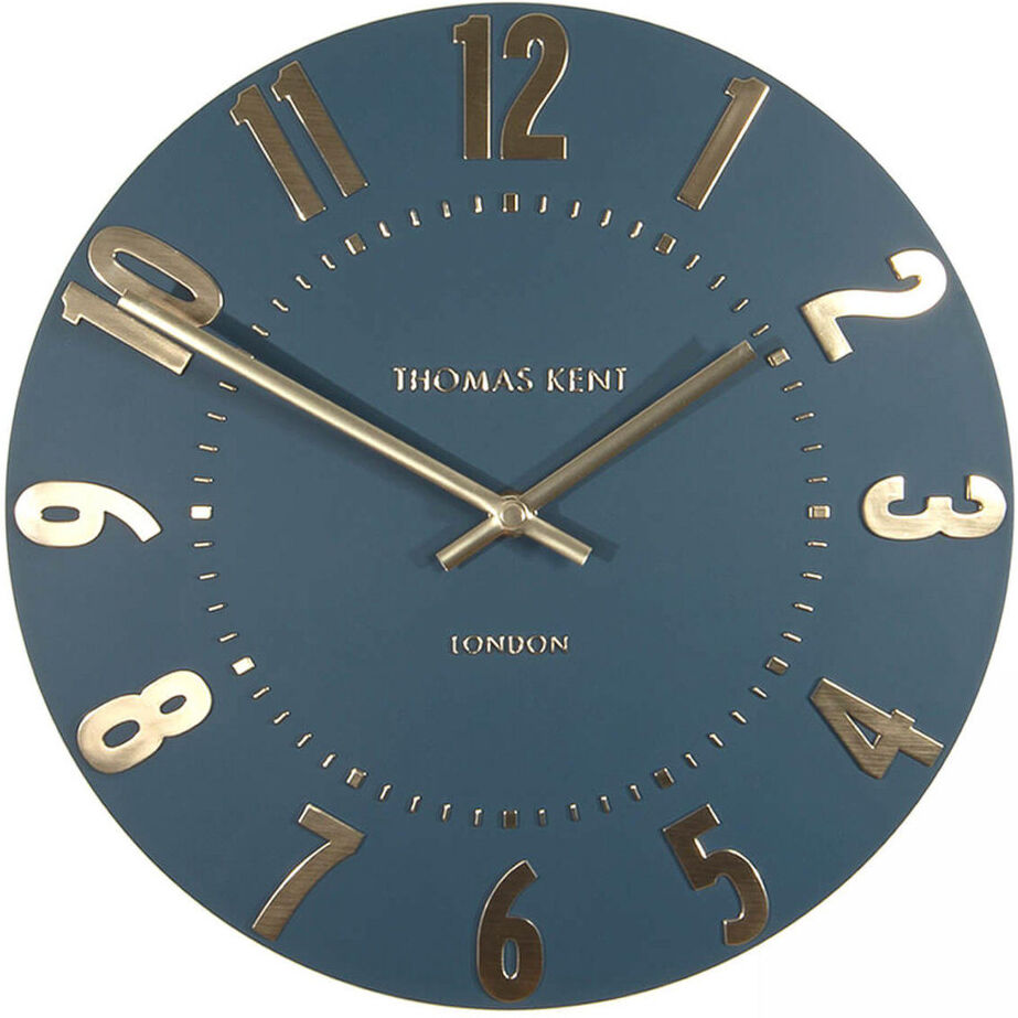 Thomas Kent Mulberry Wall Clock Blue Small
