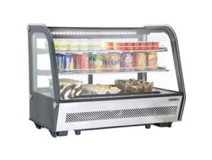 Vitrine Réfrigérée à Poser - Casselin - 160 Litres - Double Vitrage - Ventilation Forcée - LED