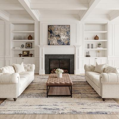 Nourison Rustic Textures Modern Country Abstract Area Rug