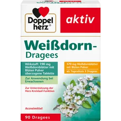 Doppelherz aktiv Weißdorn-Dragees 90 St Überzogene Tabletten
