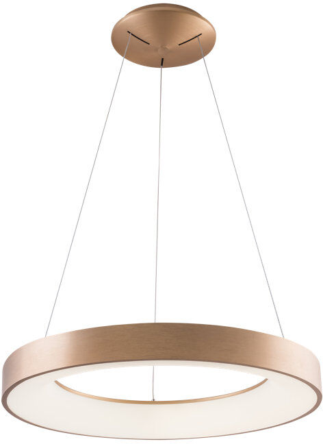 Azzardo 1 - Light LED Wagon Wheel Pendant Gold 6.2cm H x 38cm W x 38cm D