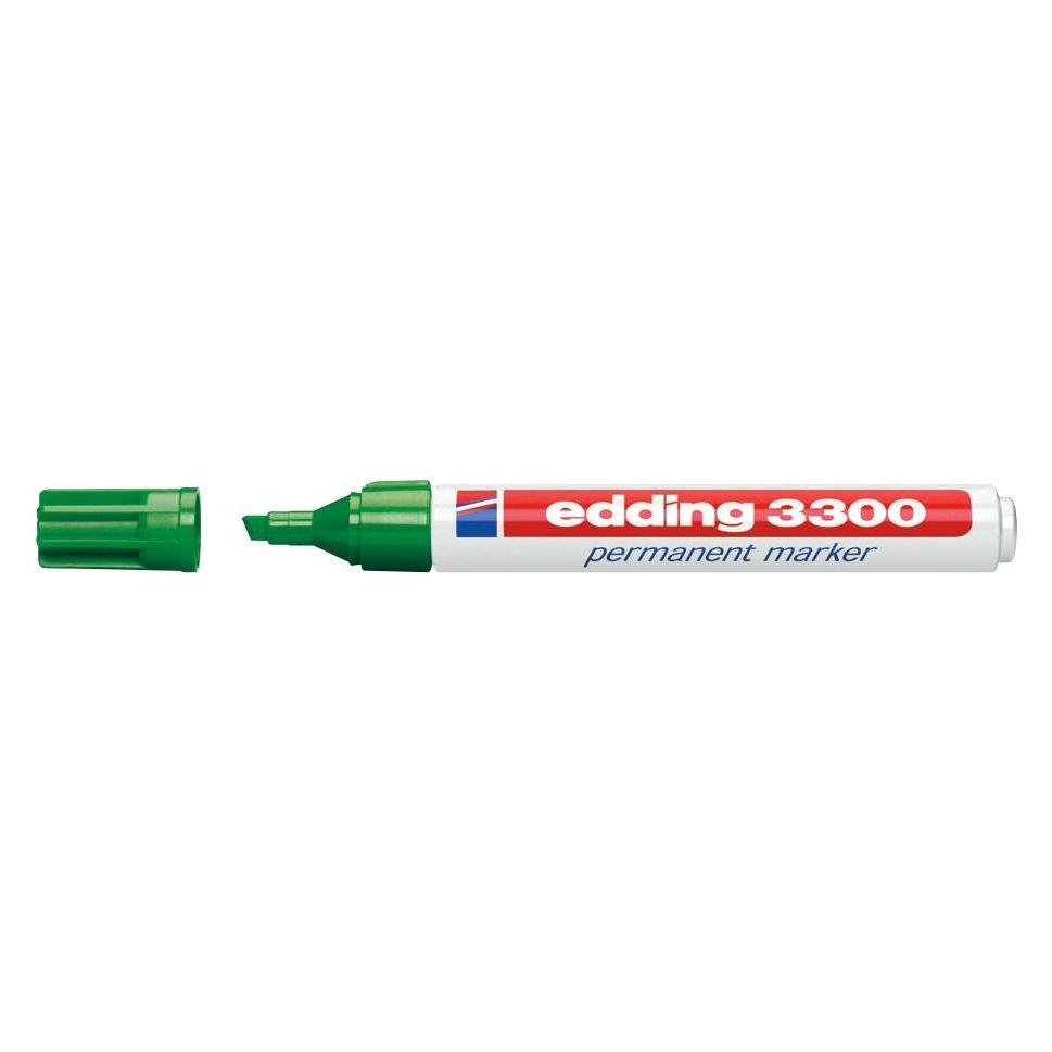 Edding Permanent Marker 3300, mit Keilspitze (10x) (4-3300004)