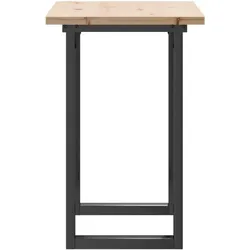 vidaXL, Couchtisch + Beistelltisch, Jagonor (O-Rahmen) (80 x 50 x 75.50 cm)
