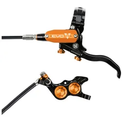 HOPE Scheibenbremse EVO GR4 | einzeln | schwarz/orange Hinterradbremse