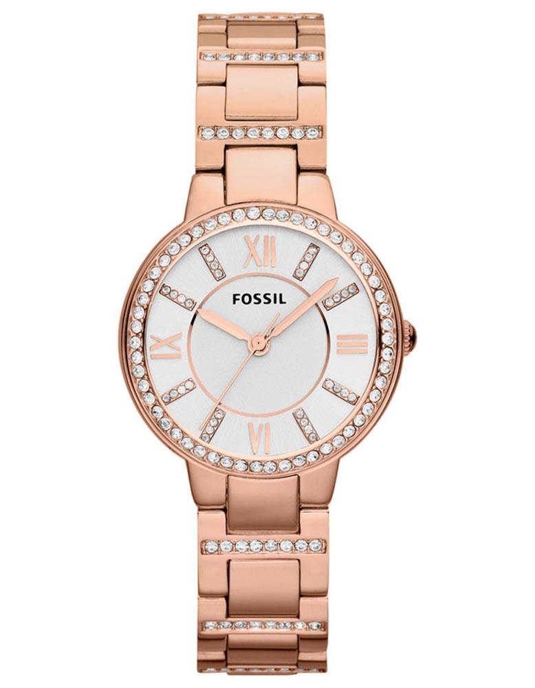 Fossil Virginia dameshorloge Rosékleurig ES3284