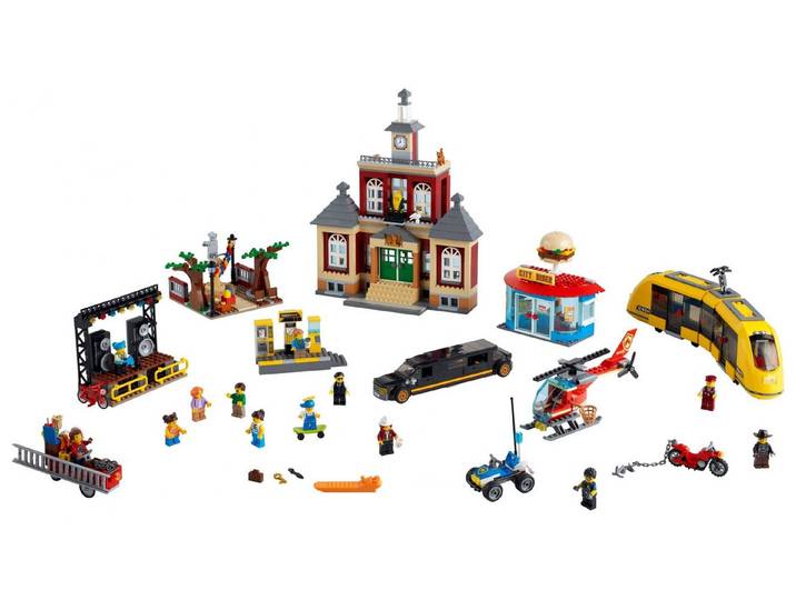 LEGO® LEGO 60271 City Stadtplatz Spielbausteine, (Set, 1517 St)