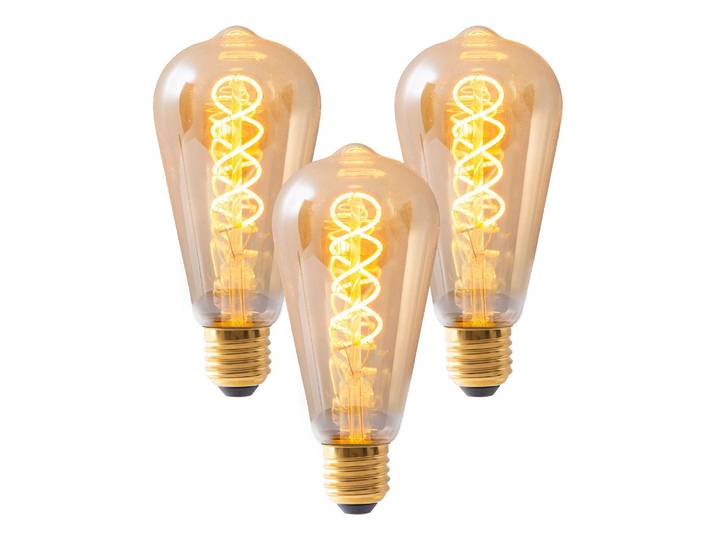 Ampoules LED Dilly III lot de 3 Ø 6cm Transparent