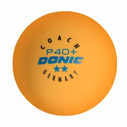 Donic Tischtennisbälle "Coach P40+ **" - 120 Stück,orange,