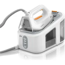 Braun CareStyle Compact IS 2132 EloxalPlus soleplate, Bügeleisen, Weiss, Orange
