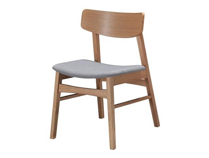 Selsey Paraves Stuhl, Engineered Wood, Eiche Natur, 48,5 cm Länge