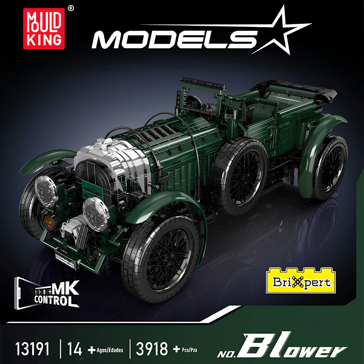 Mould King 13191 – Mould King Oldtimer Bentley