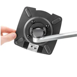 Novus Monitorhalter MY one plus 2.0 G (Tisch, 5 kg), Monitor Halterung, Grau, Silber