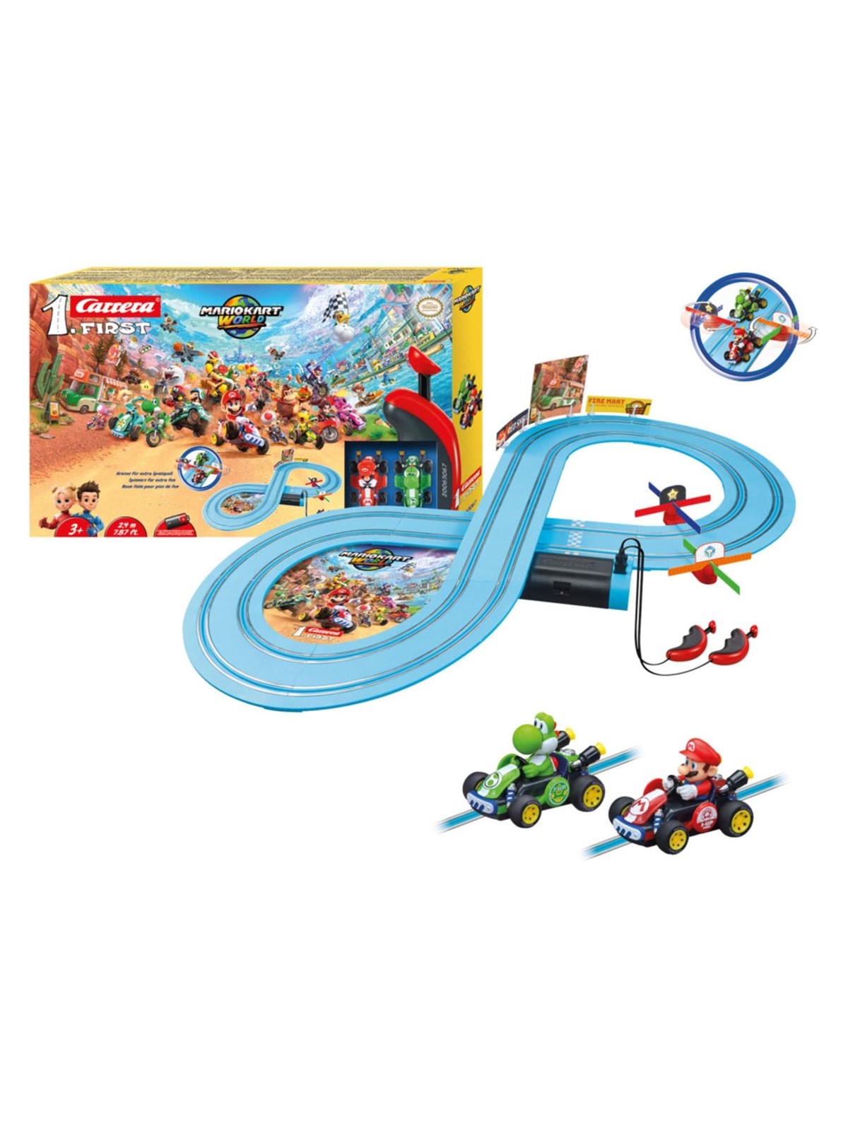 Carrera FirstFirst Race Track Mario Kart World Mario vs. Yoshi