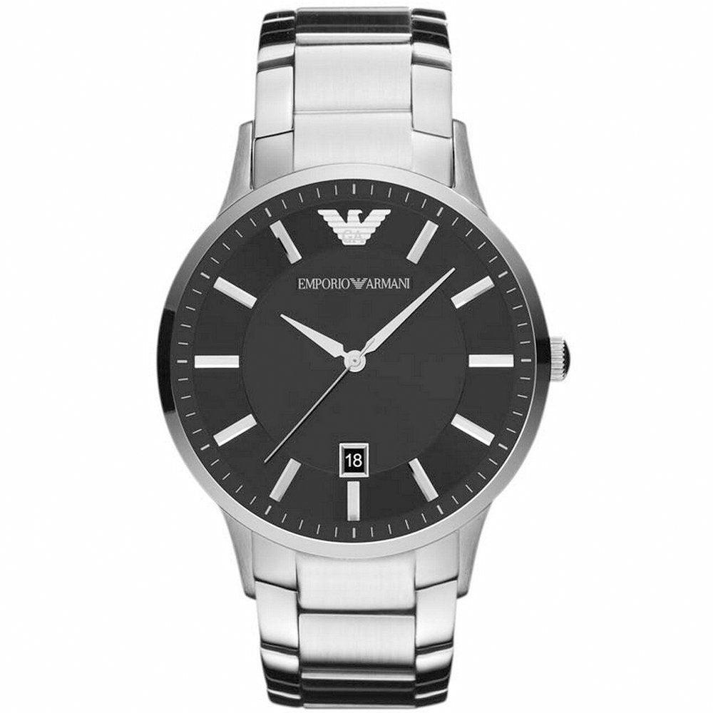 Emporio Armani AR2457 Herrenuhr Renato Schwarz