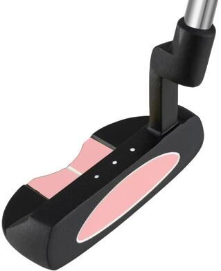 Costway Junior Mallet Putter Individual Gold Club for Kids Ages 11-14-Pink