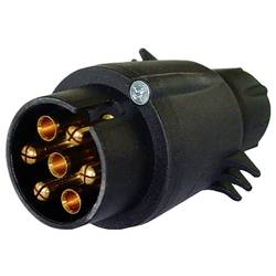 IWH 010206 Anhänger Stecker [Steckdose 7polig - Stecker 7polig] Kunststoff
