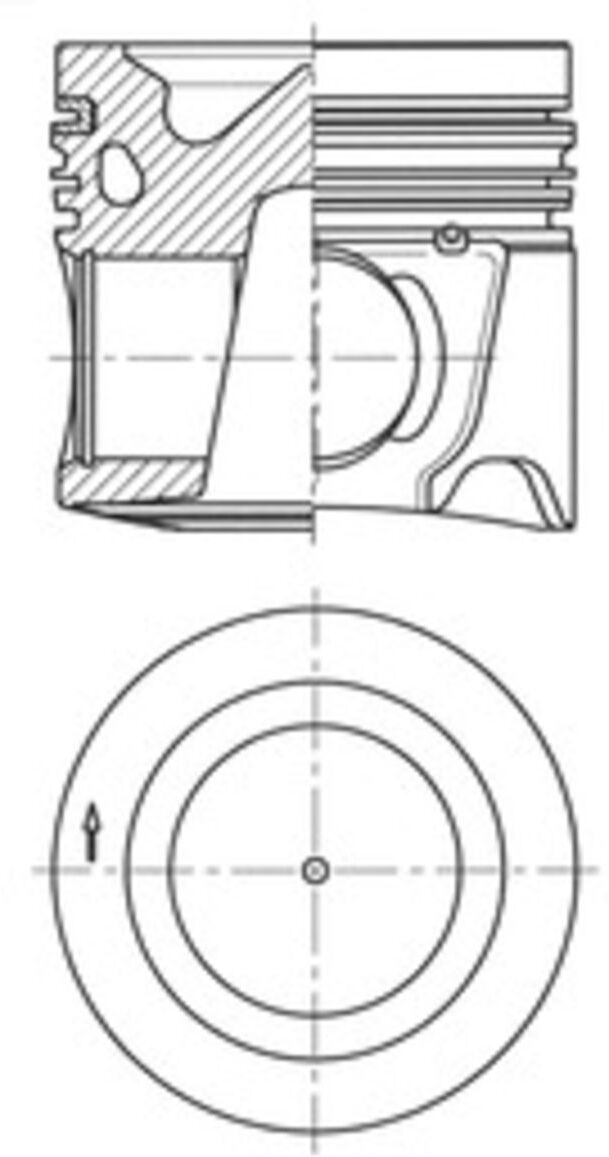 Kolben KOLBENSCHMIDT 41 805 600